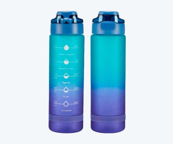 Cilindro plástico Azul 1000 ml