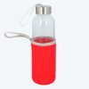 Cilindro vidrio rojo