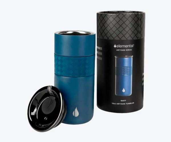 Termo Metálico Azul
